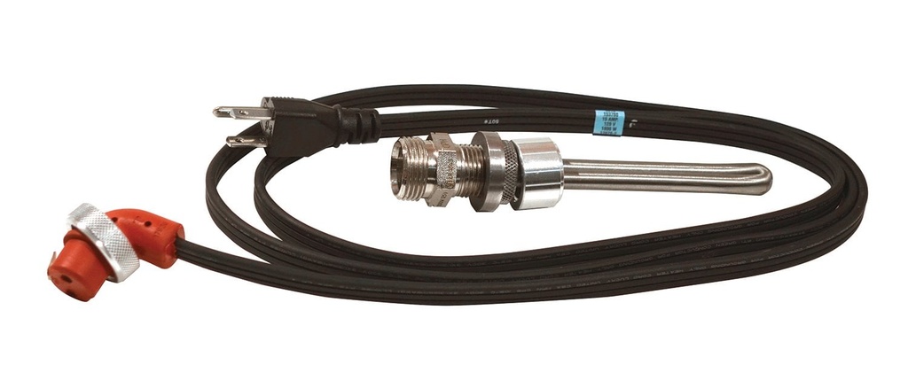 Peterson Fluid Systems 08-0300: Immersion-Style Oil Heater 300 Watts, 110 Volts