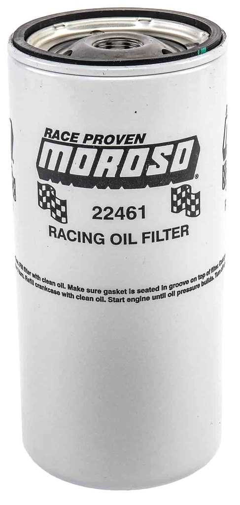 Moroso 22461: Racing Oil Filter Chevy Style