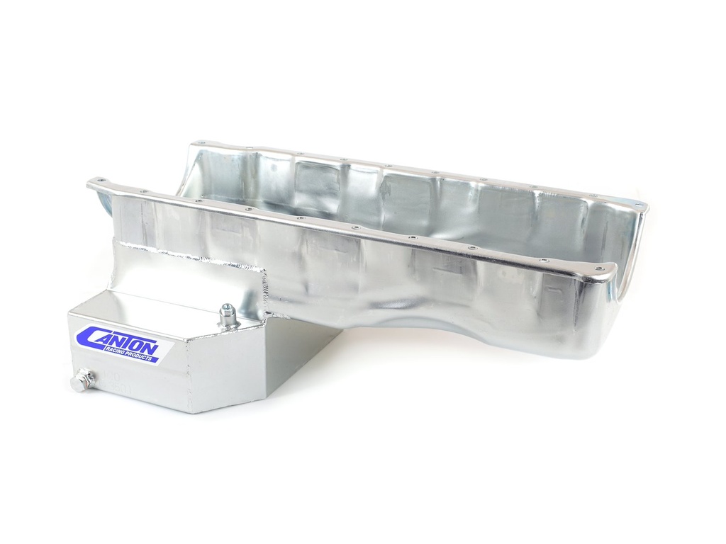 Canton Racing Products 15-350T: 15-350T Street / Strip Oil Pan Big Block Chevy Mark V/VI (1-Piece Rear Seal)