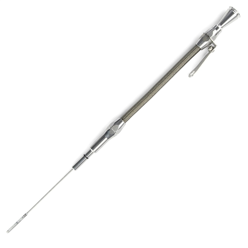 Lokar ED-5018: ED-5018 Anchor-Tight Locking Flexible Engine Dipstick SHP Series Small Block Chevy Block