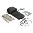 Holley 302-20BK: 302-20BK 302-20 GM Gen V LT Retro-Fit Oil Pan with Turbo Oil or PVC Return Port [Black]