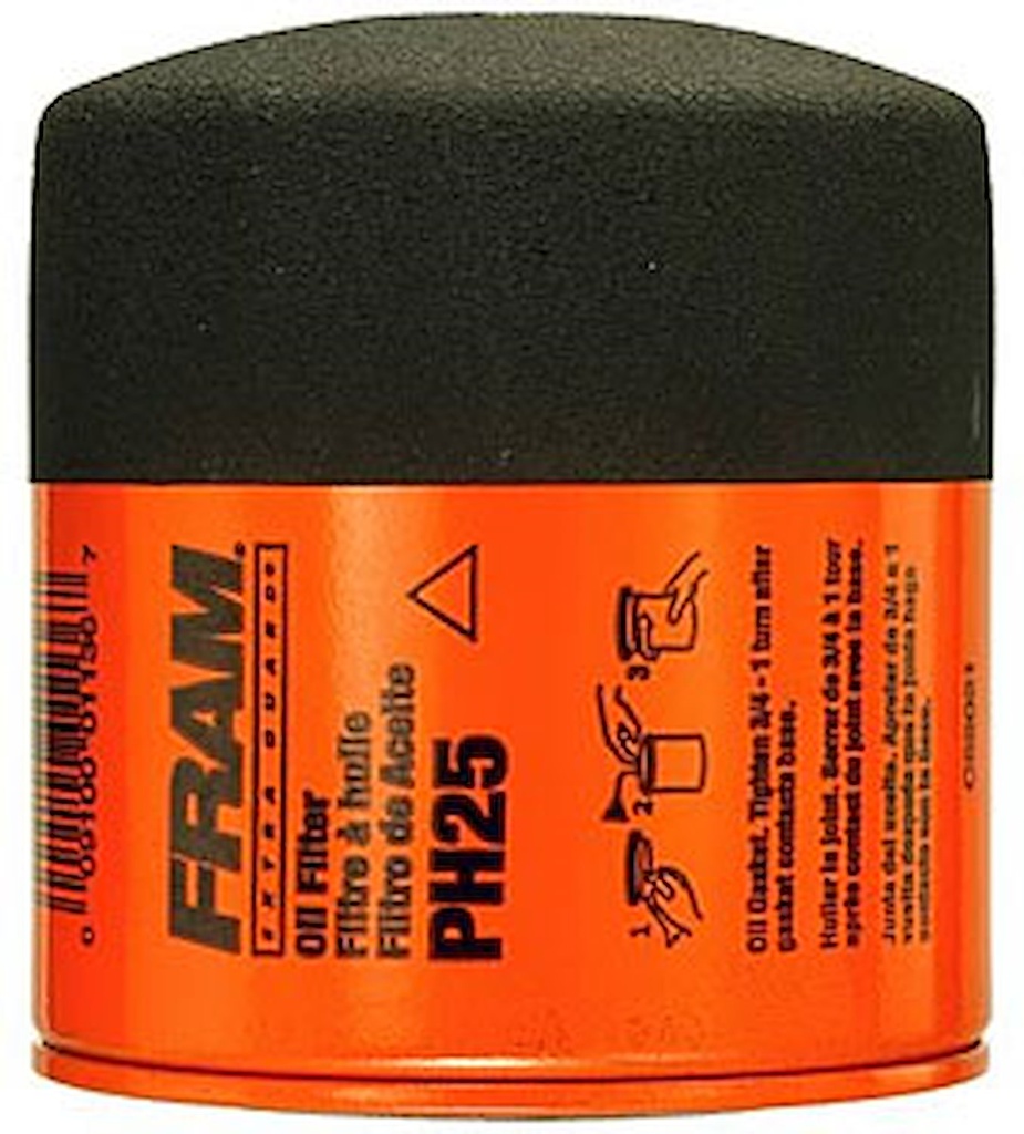 Fram PH25: Extra Guard Oil Filter Thread Size 13/16" -16