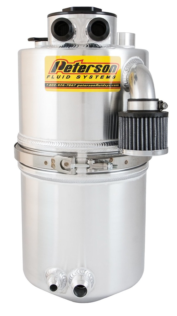 Peterson Fluid Systems 08-9018: OIL TANK 5 GAL W/FILT