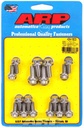 ARP 434-1803: Stainless Steel Oil Pan Bolts Small Block Chevy With 1-Piece Rubber Gasket