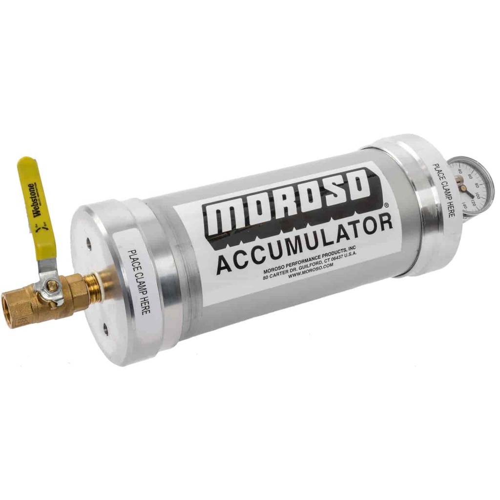 Moroso 23903: Heavy-Duty Oil Accumulator Capacity: 1.5 quarts