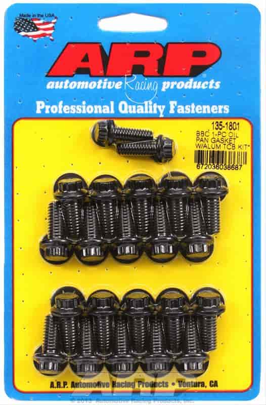 ARP 135-1801: Oil Pan Bolts for Big Block Chevy Engines with an Aluminum Timing Cover and 1-Piece Oil Pan Gasket