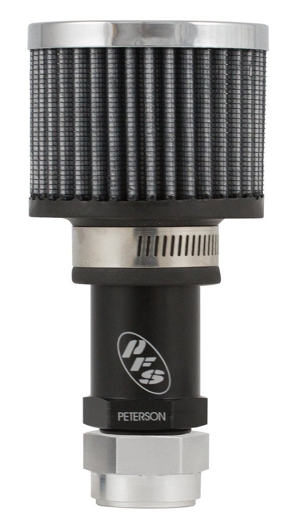 Peterson Fluid Systems 08-0415: Screw-In Breather -12AN Male