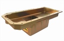 Milodon 31030: 31030 Steel Oil Pan for Gen III Hellcat 6.2L, Swap to A/B/E-Body w/ Stock K-Member [Gold Iridite]