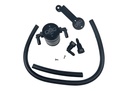 J&L 3013P-B: Oil Separator 3.0 Passenger Side, Clear Anodized [2005-2010 Ford Mustang GT, Bullitt, Saleen]