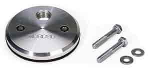 Moroso 23840: Oil Filter Block-Off Plate Small Block and Big Block (Mark IV) Chevy