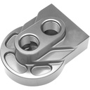 Hamburger's 3347: Single Remote Oil Filter Relocation Base For HP4 filter (or equivalent)