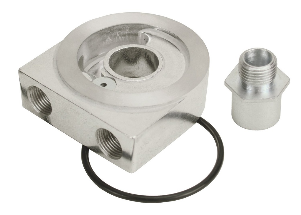 Derale 25770: Low Profile Sandwich Adapter with Pressure Relief 3/4" -16