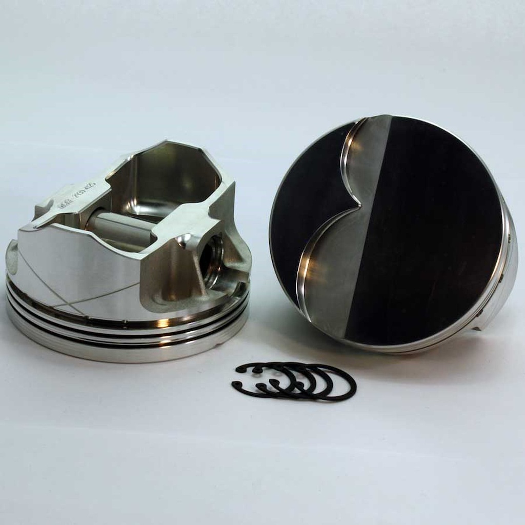 DSS Racing 1-2920-4000: 1-2920-4000 FX-Series Flat Top Piston Set for 1999-2019 Chevy LS, 4 in. Bore, -3cc Volume [OEM\Stroker]