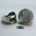 DSS Racing 1-2922-4070: 1-2922-4070 FX-Series Dome Top Piston Set for 1999-2019 Chevy LS, 4.070 in. Bore, +6cc Volume [OEM\Stroker]