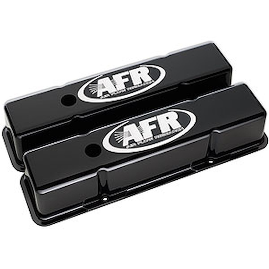 AFR - Airflow Research 6705: Cast Aluminum Tall Valve Covers for Small Block Chevy [Black]