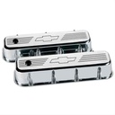 Billet Specialties 96121: Big Block Valve Covers - Tall Bowtie Emblem