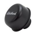 Edelbrock 4403: Signature Series Valve Cover Breather in Black Powder Coated Finish