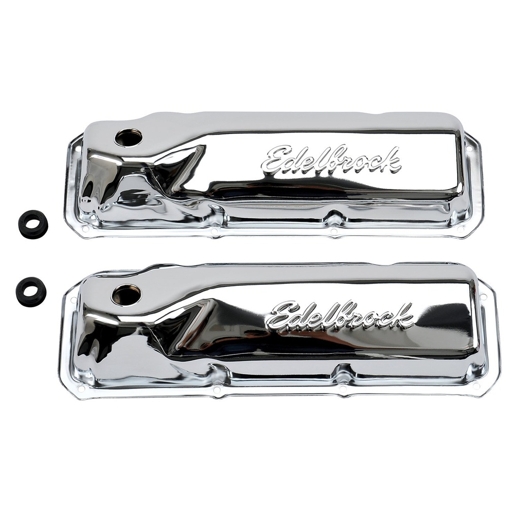 Edelbrock 4461: Signature Series Valve Covers Ford 351C/M-400