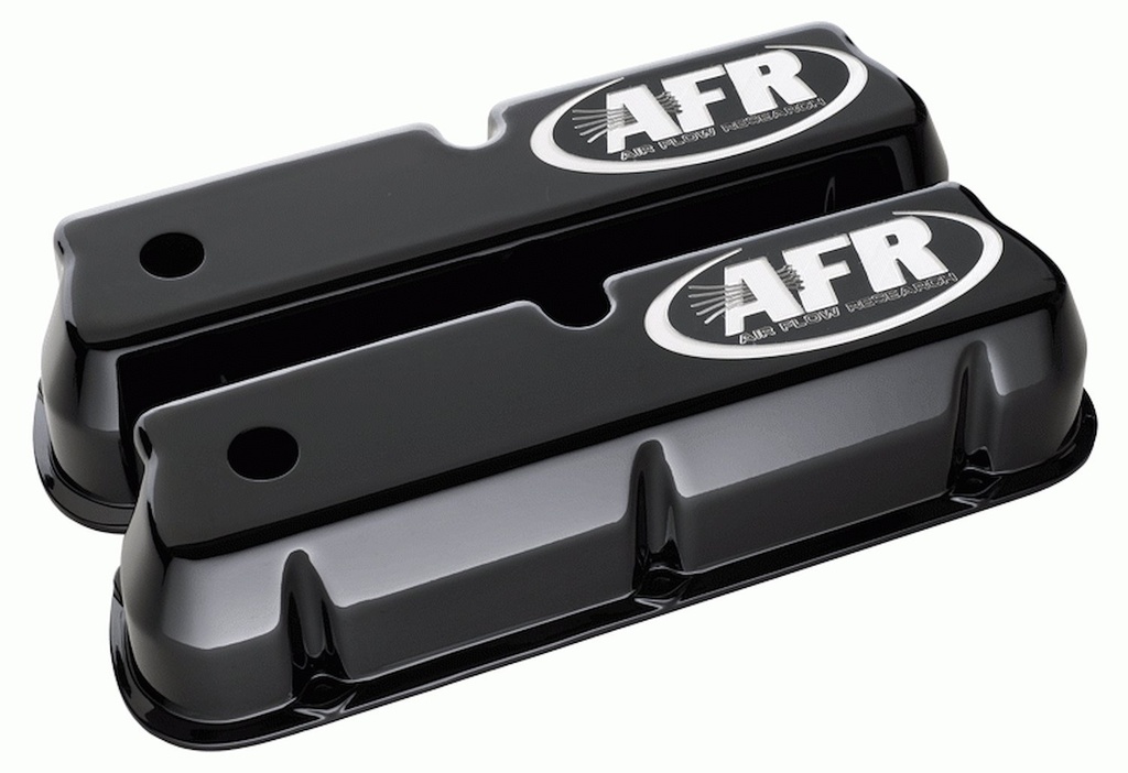 AFR - Airflow Research 6715: Cast Aluminum Tall Valve Covers for Small Block Ford [Black]