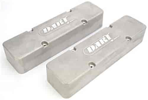 Dart 68000015: Cast Aluminum Valve Covers Small Block Chevy 1958-85
