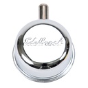 Edelbrock 4410: Signature Series Valve Cover Breather with 90 Degree PCV Port in Chrome