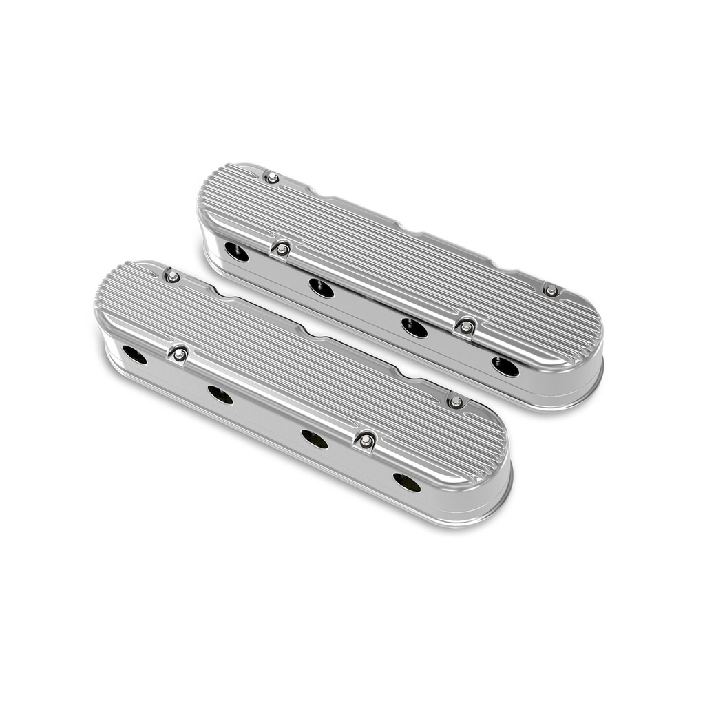 Holley 241-181: 241-181 Vintage Series Finned Valve Covers