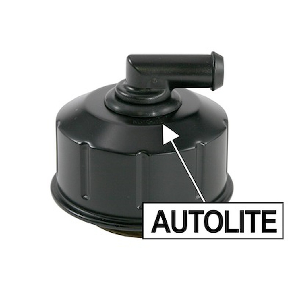 Scott Drake C8AZ-6766-A: C8AZ-6766-A Closed Emissions Oil Cap (Black)