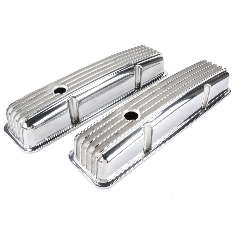 Trans Dapt 6603: Cast Aluminum Valve Covers 1958-86 Small Block Chevy