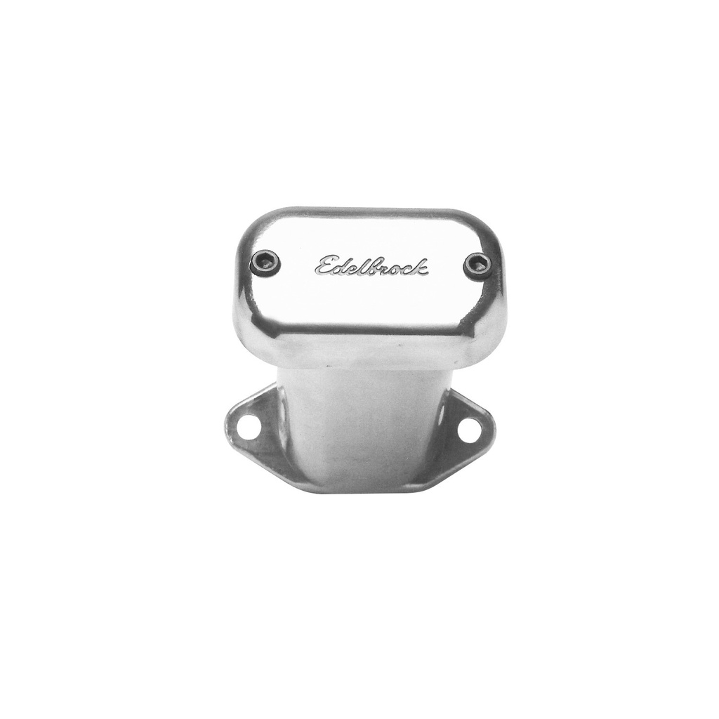 Edelbrock 4203: Die Cast Aluminum Racing Valve Cover Breather in Polished Finish