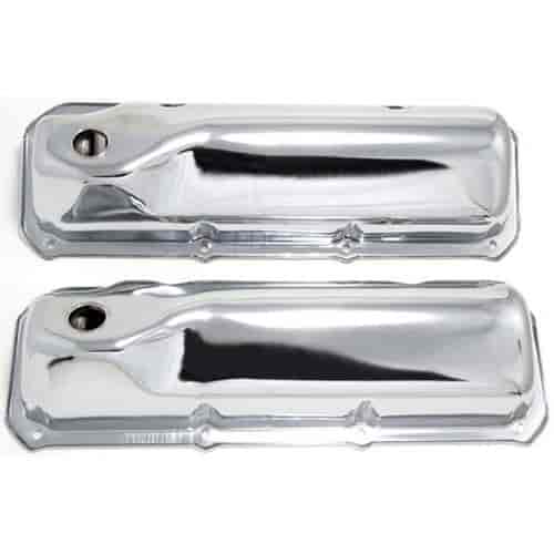 Trans Dapt 9295: Chrome Plated Steel Valve Covers 1970-1982 Ford 351C, 351M, 400M, Boss 302 V8