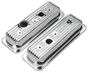 Trans Dapt 9458: Chrome Plated Steel Center Bolt Valve Cover Caps 1985-1995 Chevy 6-Cylinder Truck 4.3L V6