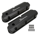 Holley 890011B: 890011B Fabricated Aluminum Tall Valve Covers