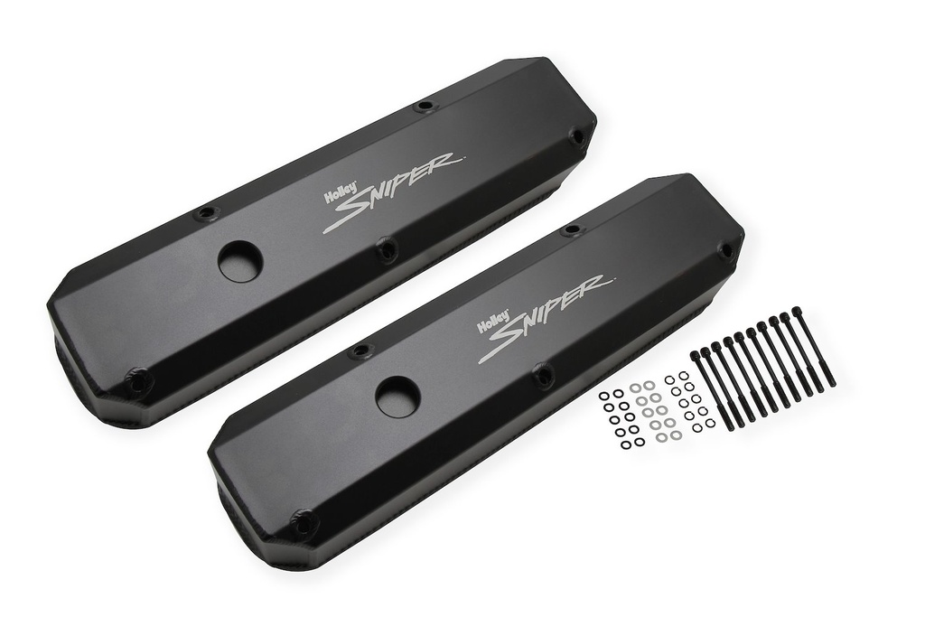 Holley 890003B: 890003B Fabricated Aluminum Valve Covers