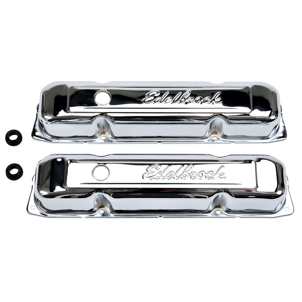 Edelbrock 4491: Signature Series Valve Covers 1958-1979 Big Block Chrysler 361-440ci B/RB