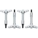 Ford Performance 302-325: Ford Valve Cover Wing Nuts 1/4"-20 in Chome Finish