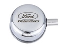 Ford Performance M-6766-FRVCH: Push-In Valve Cover Breather Chrome w/Ford Racing logo