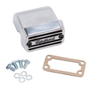 Edelbrock 4201: Elite Series Die Cast Aluminum Valve Cover Breather in Polished Finish