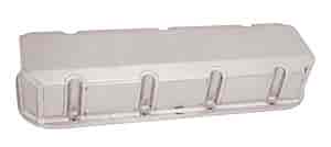 Moroso 68459: Fabricated Aluminum Valve Cover Big Block Chevy, aftermarket Cylinder Heads with stock GM bolt pattern