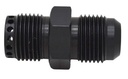 ICT Billet 551883: 551883 Valve Cover Baffle Fitting -12AN ORB to -12 AN Flare [Black]