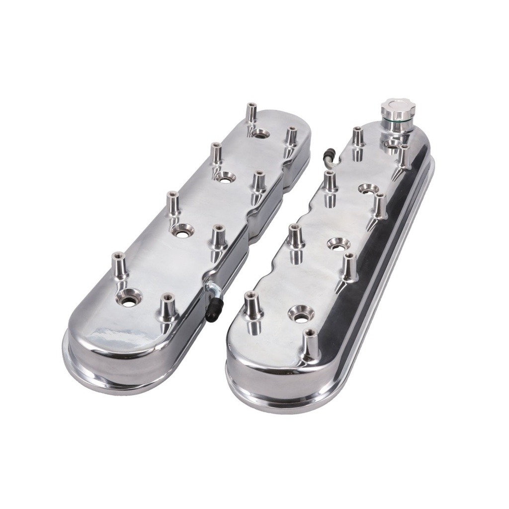 Top Street Performance JM8082-1: JM8082-1 Valve Covers, Cast Alum., w/ Coil Mounts LS, Satin