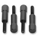 Ford Performance 302-316: Valve Cover Mini Nuts 1/4"-20 in Black Crinkle