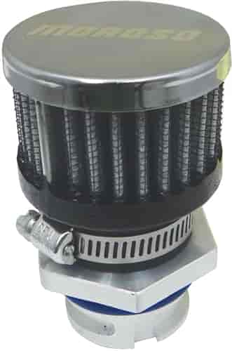 Moroso 68840: Valve Cover Breather Kit For OEM GM LS Double Tab Valve Cover