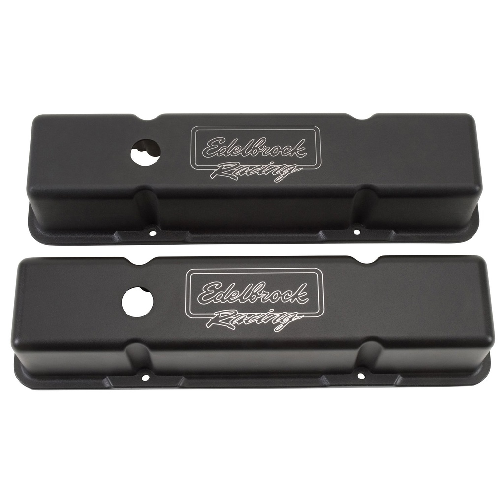 Edelbrock 41733: Victor Series Valve Covers for 1959-86 Chevy 262-400 Small Block