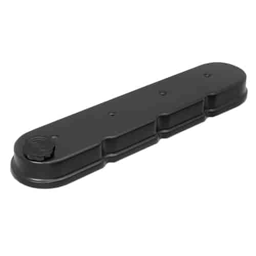 Eddie Motorsports MS108-50MB: VALVE COVERS LS CAST ALUMINUM MAT BLACK