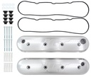 ICT Billet 551713-LS01: 551713-LS01 Billet Aluminum Valve Cover Set for 1999-2014 GM LS-Series Engines