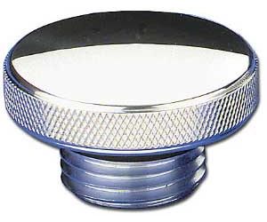 Billet Specialties 23320: Oil Fill Cap - Polished Screw-On Late GM