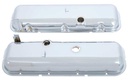 OER T9503: T9503 1965-91 Chevrolet, Valve Covers, 396-454 Big Block, w/out Baffles, Chrome