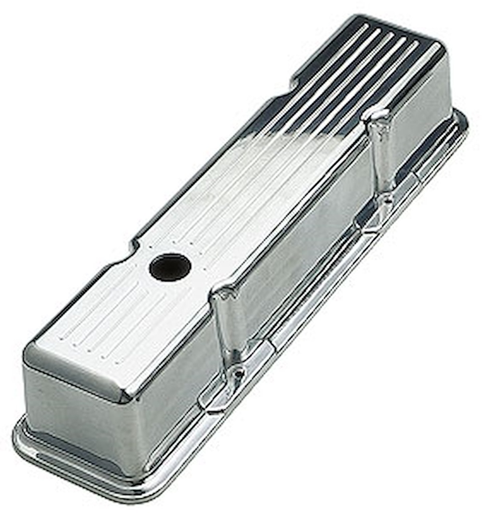 Trans Dapt 6720: Cast Aluminum Valve Covers 1958-86 Small Block Chevy