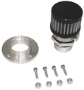 Moroso 68855: Valve Cover Breather Kit Universal Non-Weld Aluminum