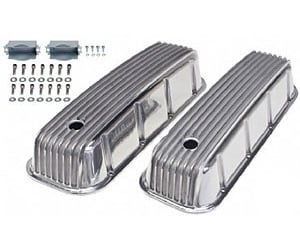 Trans Dapt 6609: Cast Aluminum Valve Covers 1965-00 Big Block Chevy